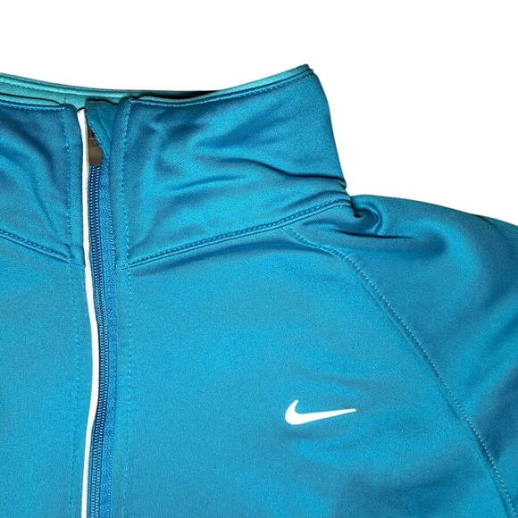 Nike Women's Blue Dri-FIT Full Zip Jacket - Size Large - Picture 4 of 12